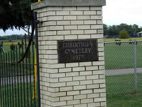 Front gate at Corinthian Cemetery Farmington, MN