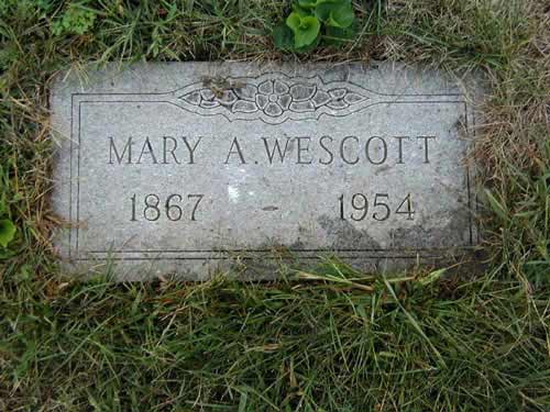 Mary Ann Cockbain Wescott