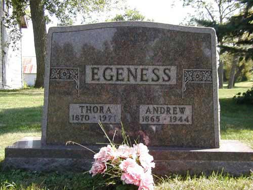 Thora and Andrew A. Egeness