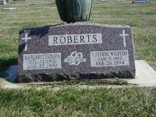 Margaret Eldora Egeness Roberts and Luverne Wilfred Roberts