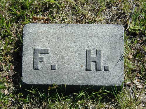 Fanny Hanson foot stone