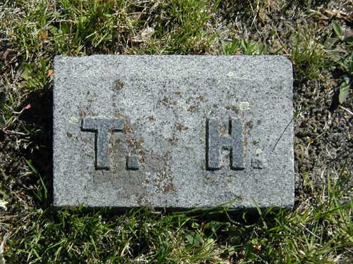Timothy Hanson foot stone