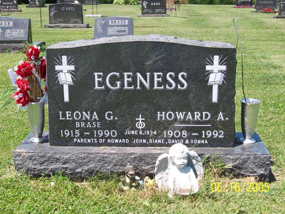 Leona and Howard August Egeness