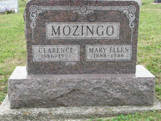 Clarence Albert Mozingo and Mary Ellen Deweese Mozingo