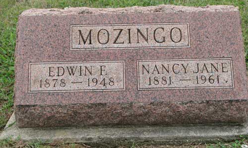 Edwin Forrest Mozingo and Nancy Jane Holcomb Mozingo