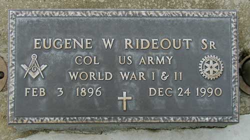 Eugene Wynkoop Rideout, Sr.