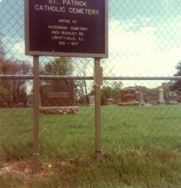 St Patrick Catholic Cemetery, Libertyville, IL
