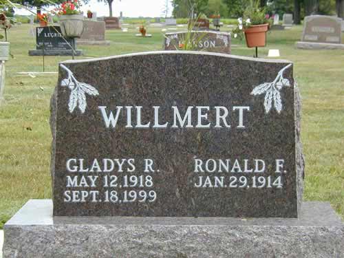 Gladys R. and Ronald F. Willmert