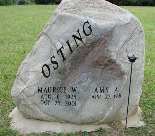 Maurice Wayne Moe Osting and Amie Ann Reed Osting
