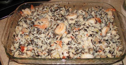 Wild Rice Seafood Casserole